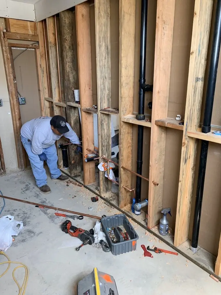 Commercial rough-in plumbing for Gas Line Repair in Carousel Knoll